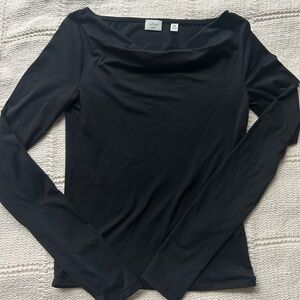 Wilfred Black Long Sleeve Top
